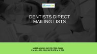 Dentists direct mailing lists