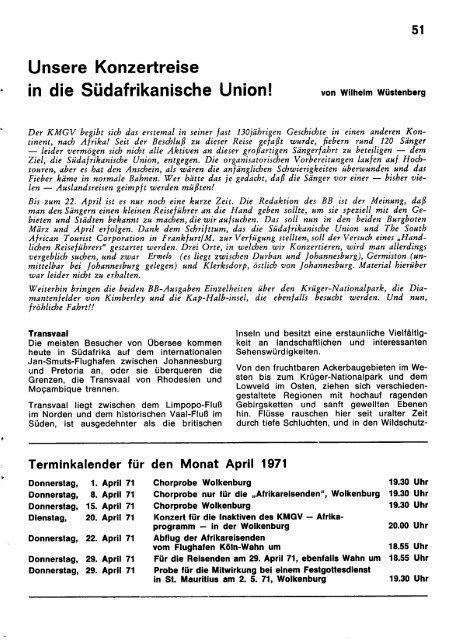 Der Burgbote 1971 (Jahrgang 51)