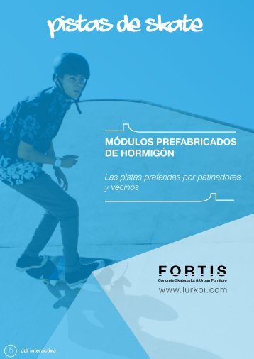 PISTAS SKATE PREFABRICADO HORMIGON