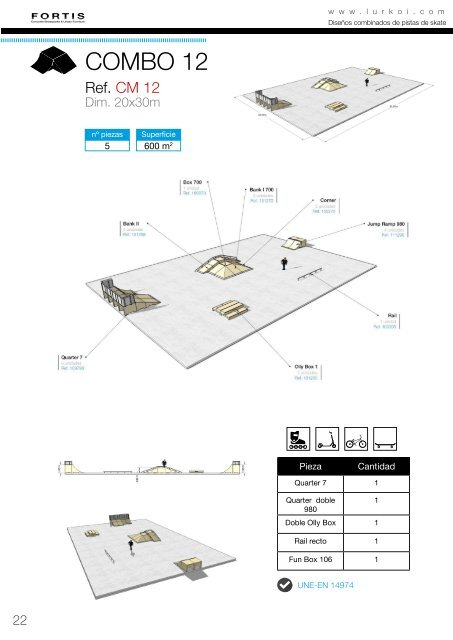 PISTAS SKATE HORMIGON PREFABRICADO