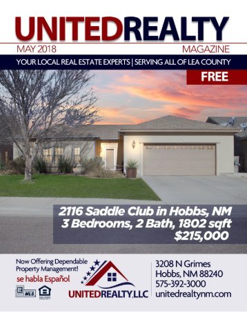 United Realty Magazine May 2018