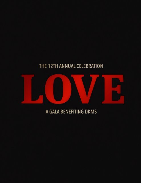 2018 DKMS Gala Journal