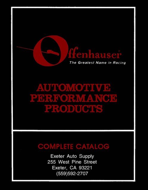 Offenhauser Carburetor Adapter 5832