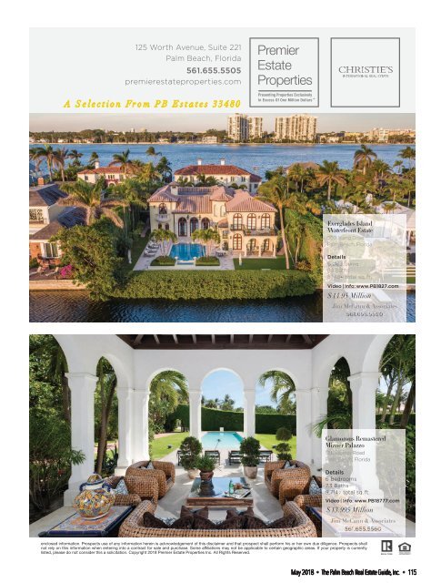 May 2018 Palm Beach Real Estate Guide