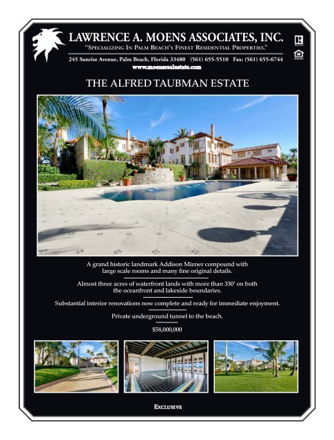 May 2018 Palm Beach Real Estate Guide