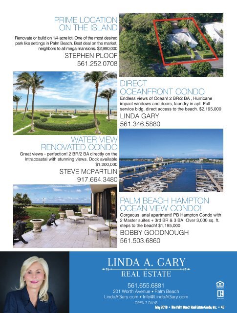 May 2018 Palm Beach Real Estate Guide