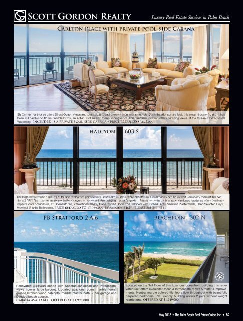 May 2018 Palm Beach Real Estate Guide