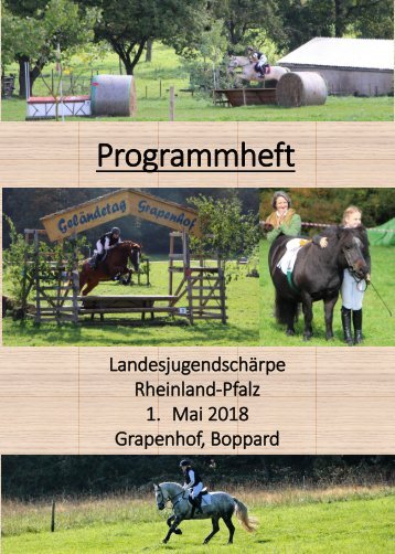 Programmheft Landesjugendschärpe 2018