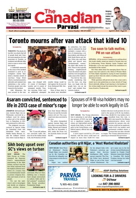The Canadian Parvasi - Issue 43