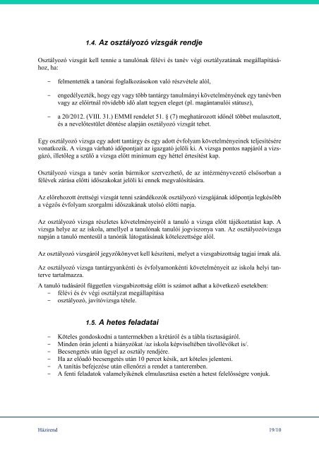 Szigeti Házirend 2017_SG-KÉSZ