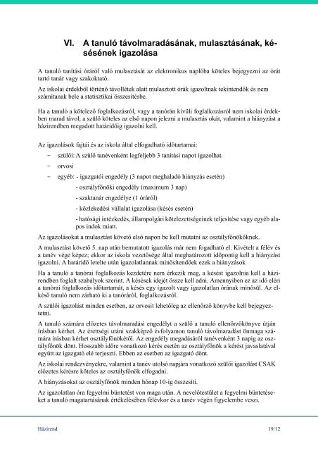 Szigeti Házirend 2017_SG-KÉSZ