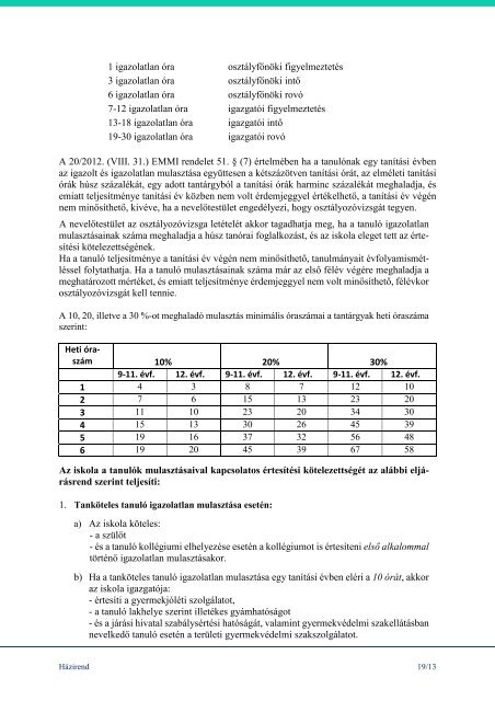 Szigeti Házirend 2017_SG-KÉSZ