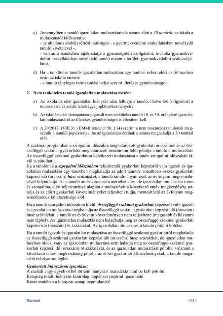 Szigeti Házirend 2017_SG-KÉSZ