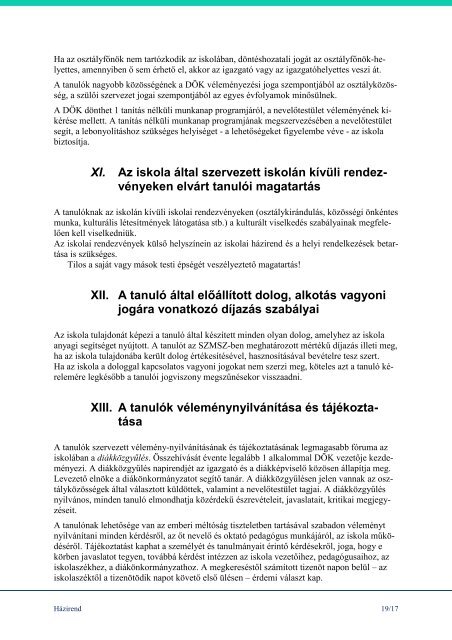 Szigeti Házirend 2017_SG-KÉSZ
