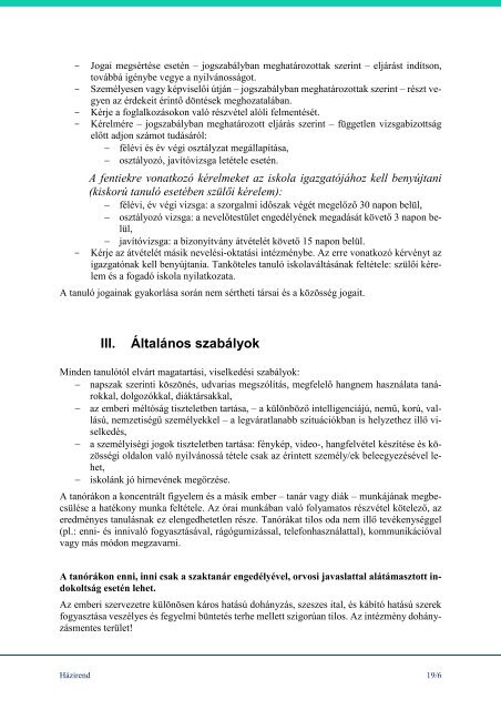 Szigeti Házirend 2017_SG-KÉSZ