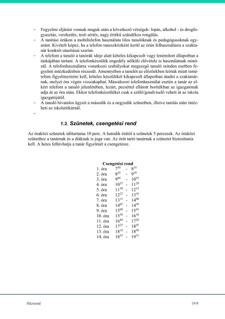 Szigeti Házirend 2017_SG-KÉSZ