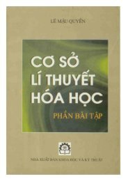 Cơ sở lí thuyết hóa học phần bài tập Lê Mậu Quyền Nxb Khoa học và kỹ thuật 2001