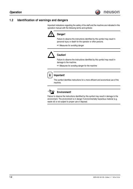 Service Manual - Wacker Neuson