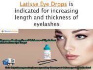 Buy Latisse Eye Drops Online Generic Bimatoprost for Eyelashes