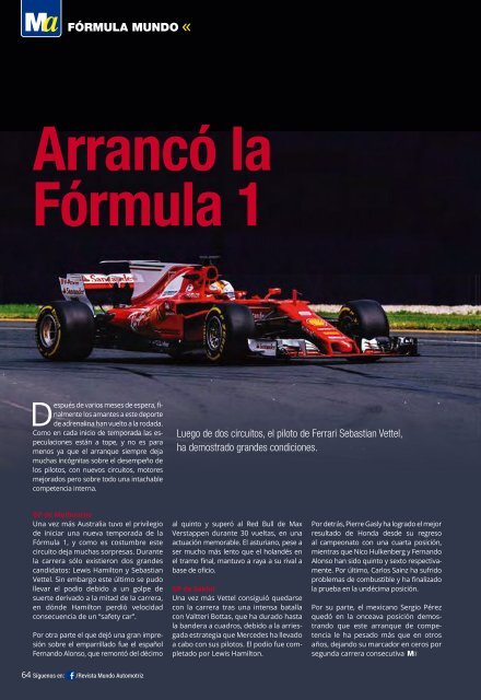 Revista Mundo Automotriz No. 266 MAYO