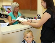 Reception staff at Wasilla dentist Alaska Center for Dentistry PC