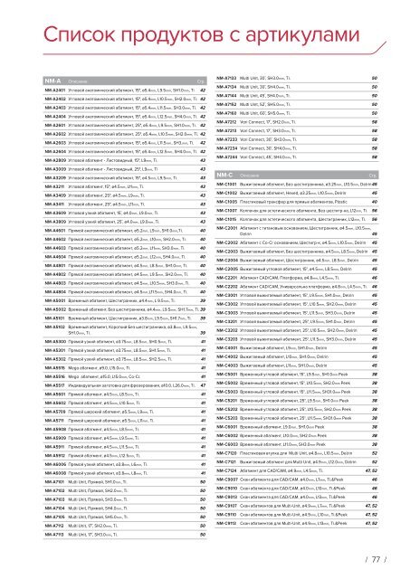 Noris Medical Dental Implants Product Catalog 2018 Russian