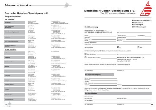 Berichte & Ergebnisse - H-Jolle