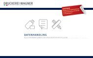 Datenhandling-Broschüre - Druckerei Wagner