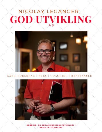 Resultatutvikling med Nicolay Leganger i God Utvikiing as