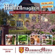 Das Mühlenmagazin Sommer 2018