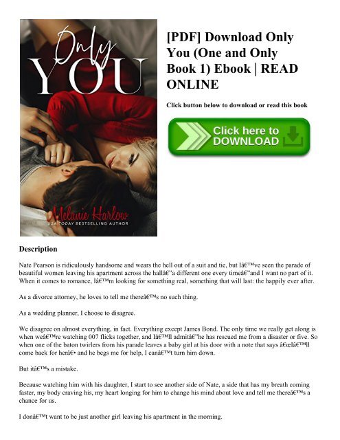 [PDF] Download Only You (One and Only Book 1) Ebook  READ ONLINE