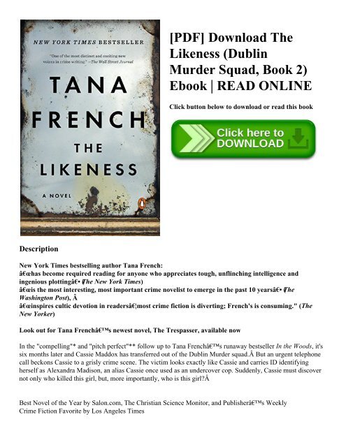 Pdf Download The Likeness Dublin Murder Squad Book 2 Ebook Read Online