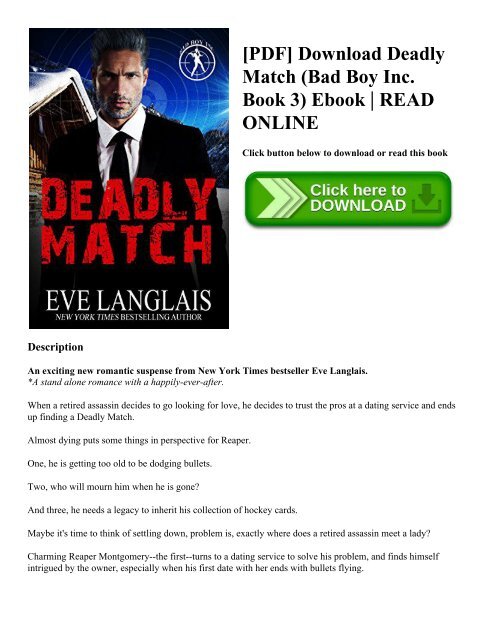 [PDF] Download Deadly Match (Bad Boy Inc. Book 3) Ebook  READ ONLINE