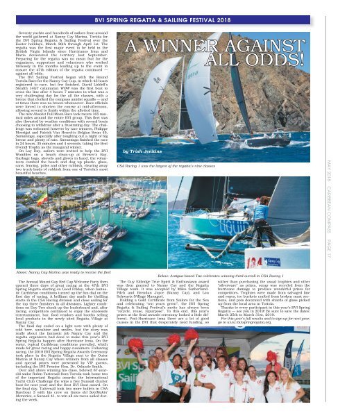 Caribbean Compass Yachting Magazine - May 2018