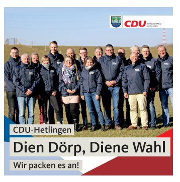 CDU Hetlingen - Wahlprogramm