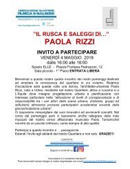 Racconta il tuo quartiere di.... PAOLA RIZZI (d)