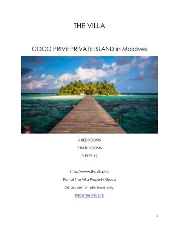 Coco Prive Private Island - Maldives