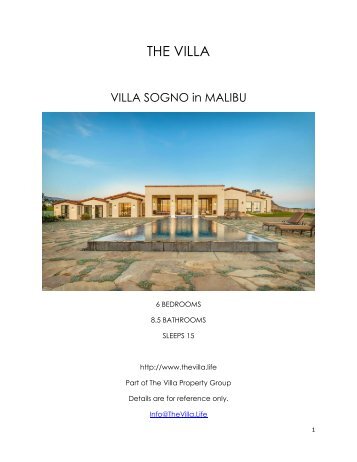 Villa Sogno - Malibu