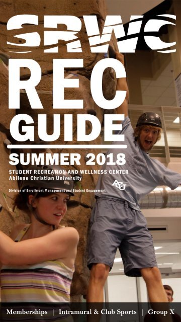 ACU SRWC Summer 2018 Guide