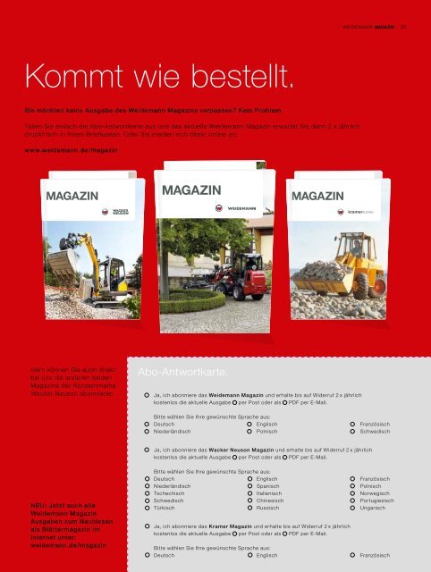 MAGAZIN - Wacker Neuson