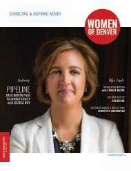 Women of Denver Magazine - Spring 2018 Quarterly