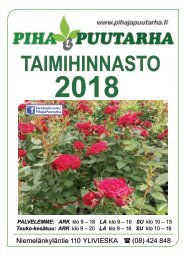 Taimihinnasto 2018