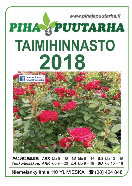 Taimihinnasto 2018