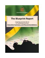 Government of Jamaica - Blueprint Report Executive Summary and Recommendations