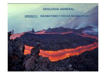 MAGMATISMOS Y ROCAS MAGMATICAS