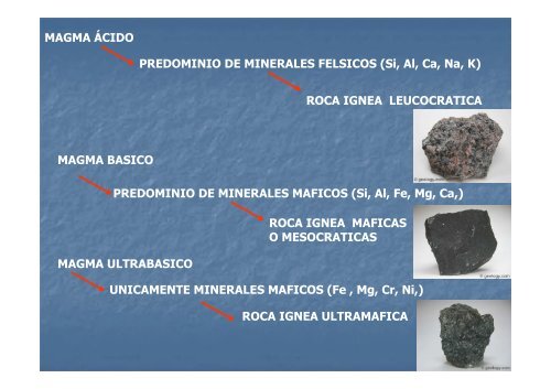 MAGMATISMOS Y ROCAS MAGMATICAS