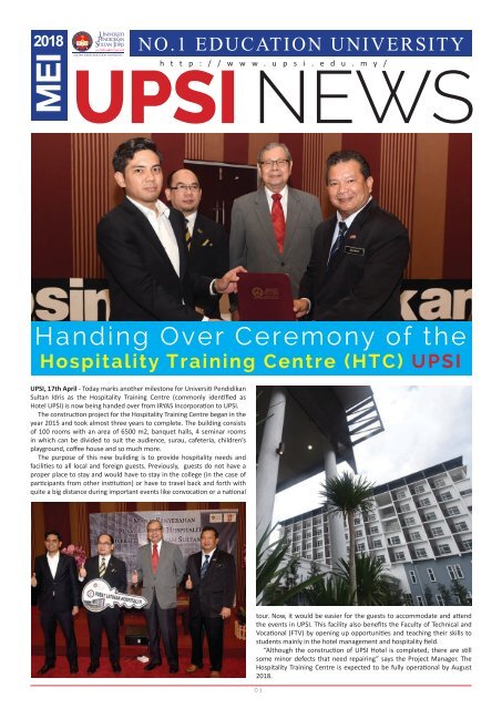 Upsi News May 2018