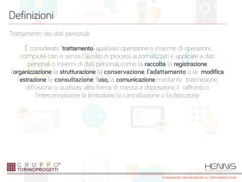 Formazione per incaricati della privacy