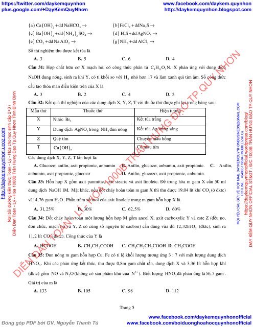 Bộ đề thi thử THPT QG 2018 Các môn TOÁN - LÍ - HÓA Các trường THPT Cả nước CÓ HƯỚNG DẪN GIẢI (Lần 19) [DC02052018]