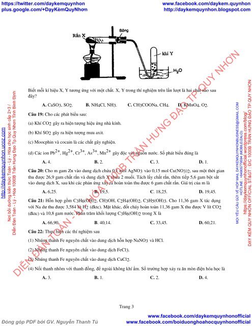 Bộ đề thi thử THPT QG 2018 Các môn TOÁN - LÍ - HÓA Các trường THPT Cả nước CÓ HƯỚNG DẪN GIẢI (Lần 19) [DC02052018]